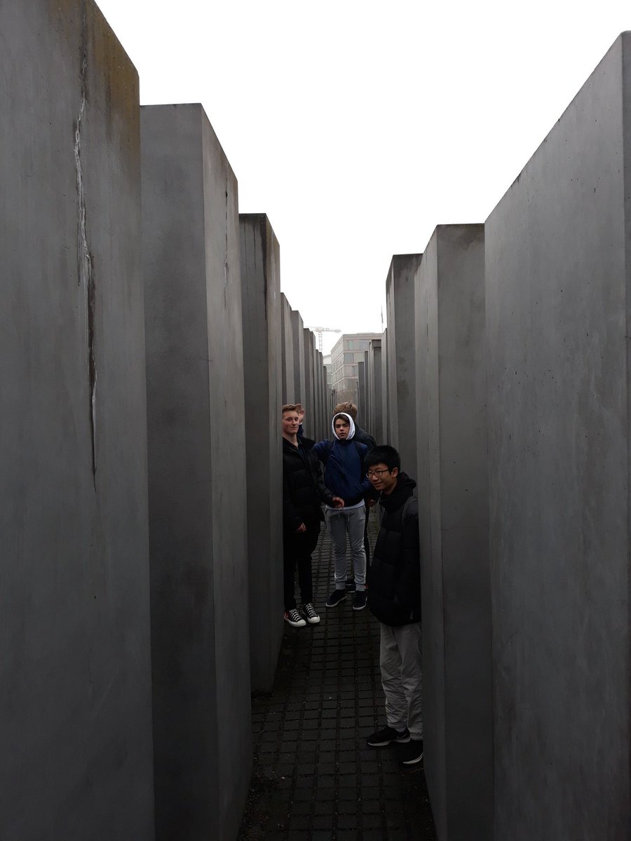DC_DesignTech's tweet image. Now were learning about the war memorial and the significance of the concrete blocks