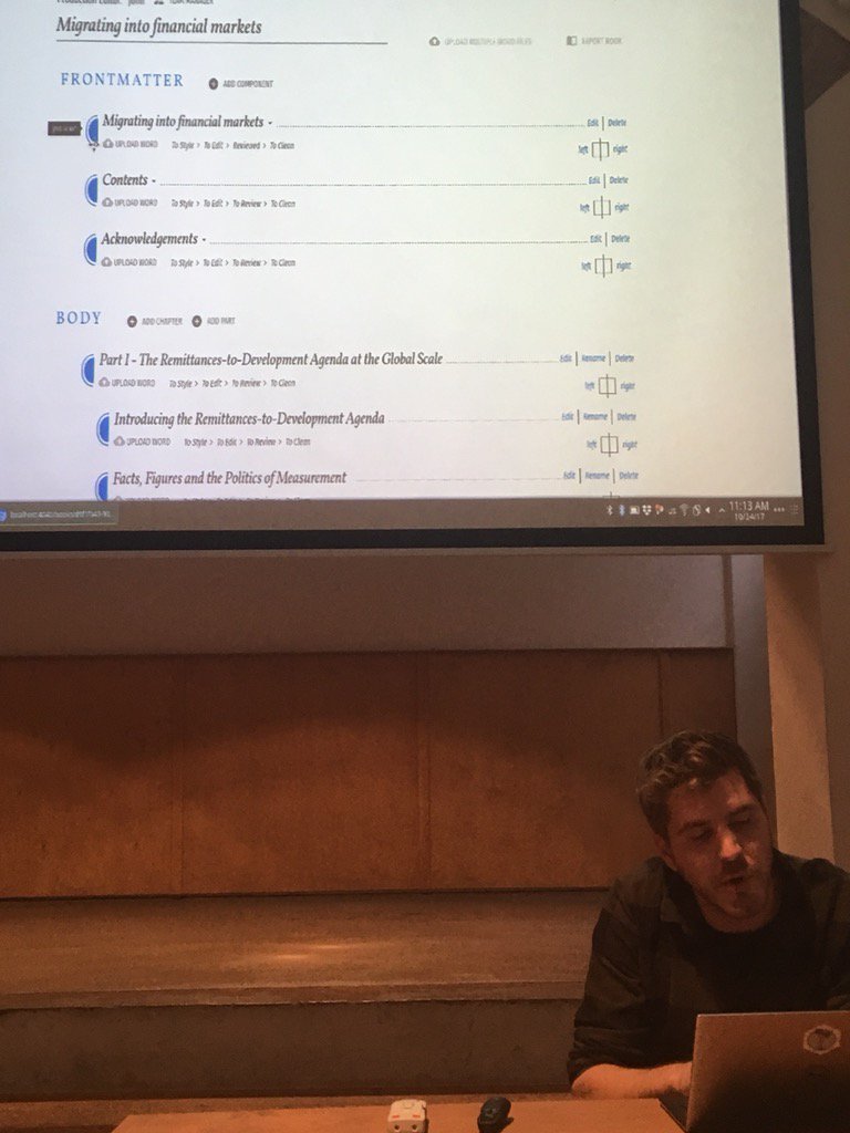 KristenRatan's tweet image. Building books dynamically using Editoria - @CokoFoundation’s Yannis demos at #osbazaar #force2017