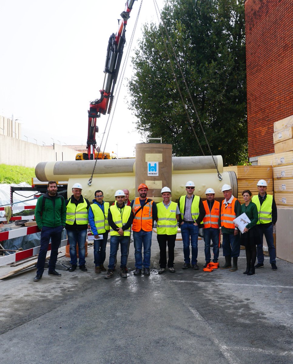 HOBAS_Pipes's tweet photo. HOBAS #GRP #CSO Chamber DN800 / DN450 incl. valve chamber DN1200 successfully installed in #Ticino, #Switzerland! https://t.co/sNTnE7wz9W