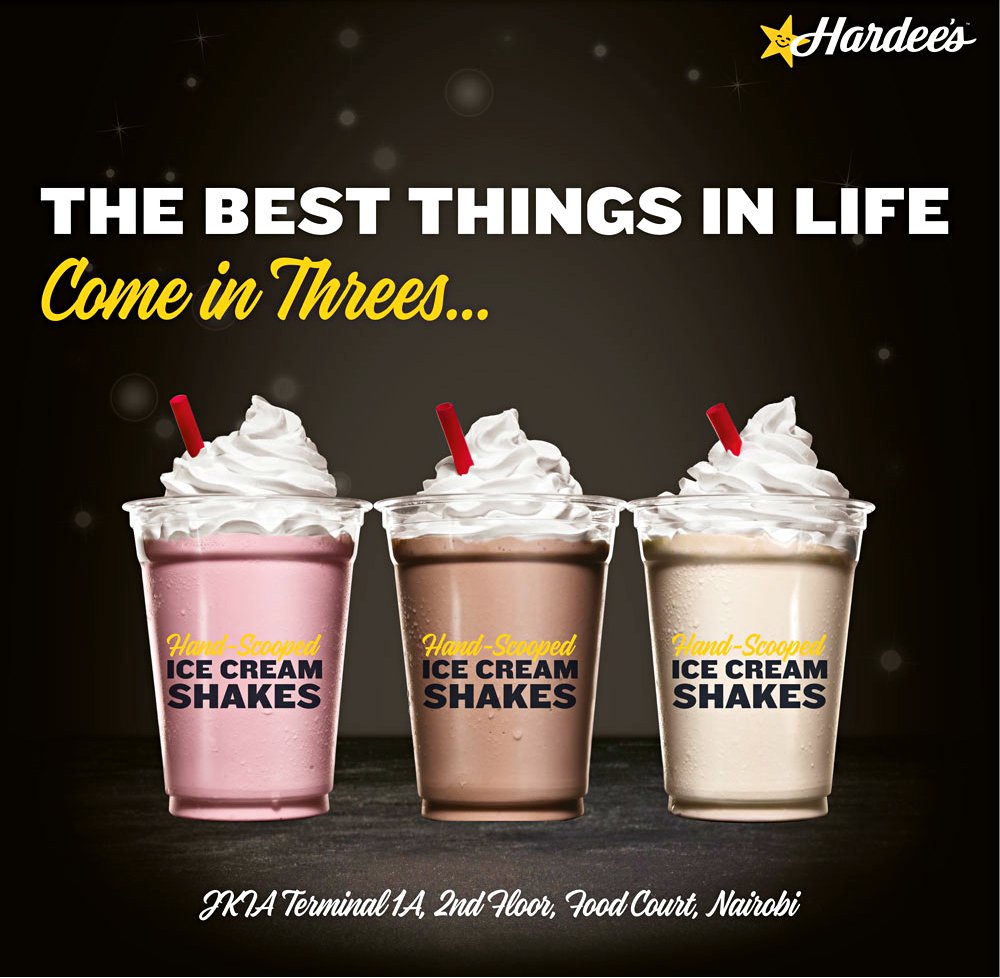 Hardees Kenya on X: Our Hand-Scooped Ice Cream Shakes™ are the Talk Of The  Town Grab Yours Today!! ♥#Shakes ♥#HardeesKenya at #JKIATerminal1A  😋😋😋✈️  / X