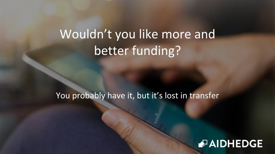 NumiOstlund's tweet photo. What can we do to improve #foreignaid? Get to know what AidHedge is all about in our new post #ourmission https://t.co/w0nEe4jDqZ https://t.co/2cF5Y9iK2F