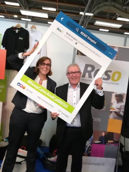 reso_idf's tweet photo. Petit cliché avec Monsieur Bernard Boutboul après notre conférence commune à Serbotel ! #serbotel2017 #Nantes https://t.co/lpHIDT858X