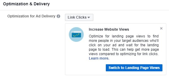 MaiMolina_'s tweet photo. #NovedadesFacebookAds Optimizar a los q han aterrizado en tu Landing en vez de Link clics. Diferencia sutil pero importante. #ppc #fbadschat https://t.co/8X8A5Sbudb