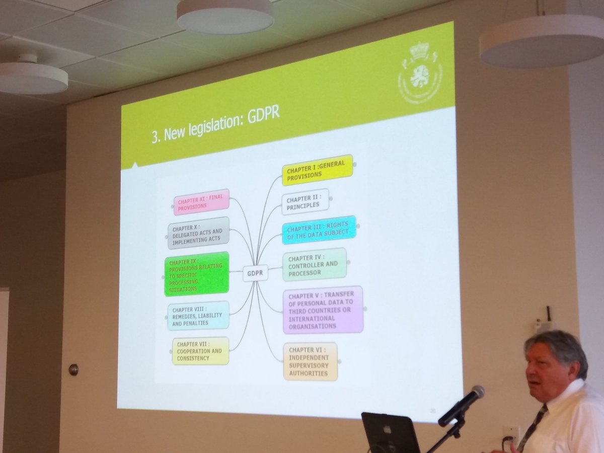 ivnieuwe's tweet photo. New legislation: GDPR, Willem De Beuckelaer #openaccess_be https://t.co/ywOTgvbgN3