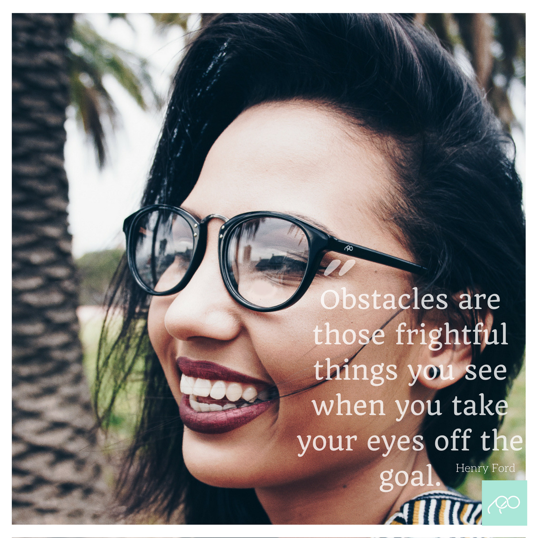 ootreysa's tweet photo. "Obstacles are those frightful things you see when you take your eyes off the goal" #ChooseDay #quoteoftheday #eyewear https://t.co/g0pzH8CWfD