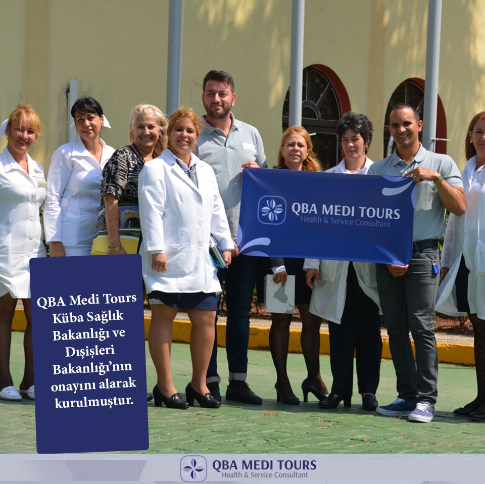 QBAmeditours's tweet photo. QBA Medi Tours Küba Sağlık Bakanlığı ve Dışişleri Bakanlığı'nın onayını alarak kurulmuştur. #cubahealth #saglik #yasam #cuba #qbameditours https://t.co/cjfnlQuoYg