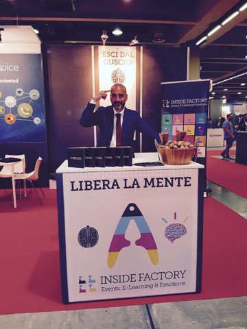 Inside_Factory_'s tweet photo. #SmauMilano: presenti! 💪
Passa dal nostro stand D20-D22 del Padiglione 4: "esci dal guscio, libera la mente!"
#insidefactory #Smau #Milano https://t.co/abGNVa7kuf