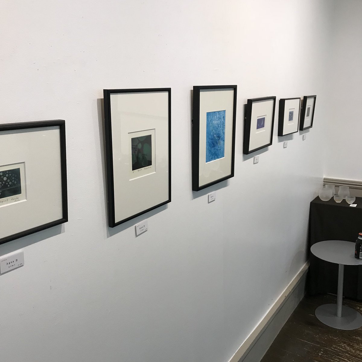 N Hasegawa Hase硝子の人 本日より サイト青山 にて三人展 ゆらり 開催です 29日までとなっております どうぞお越しくださいませ 銅版画 吹きガラス ガラス ボロシリケイト Glassart Borosilicate 展示会 サイト青山 T Co
