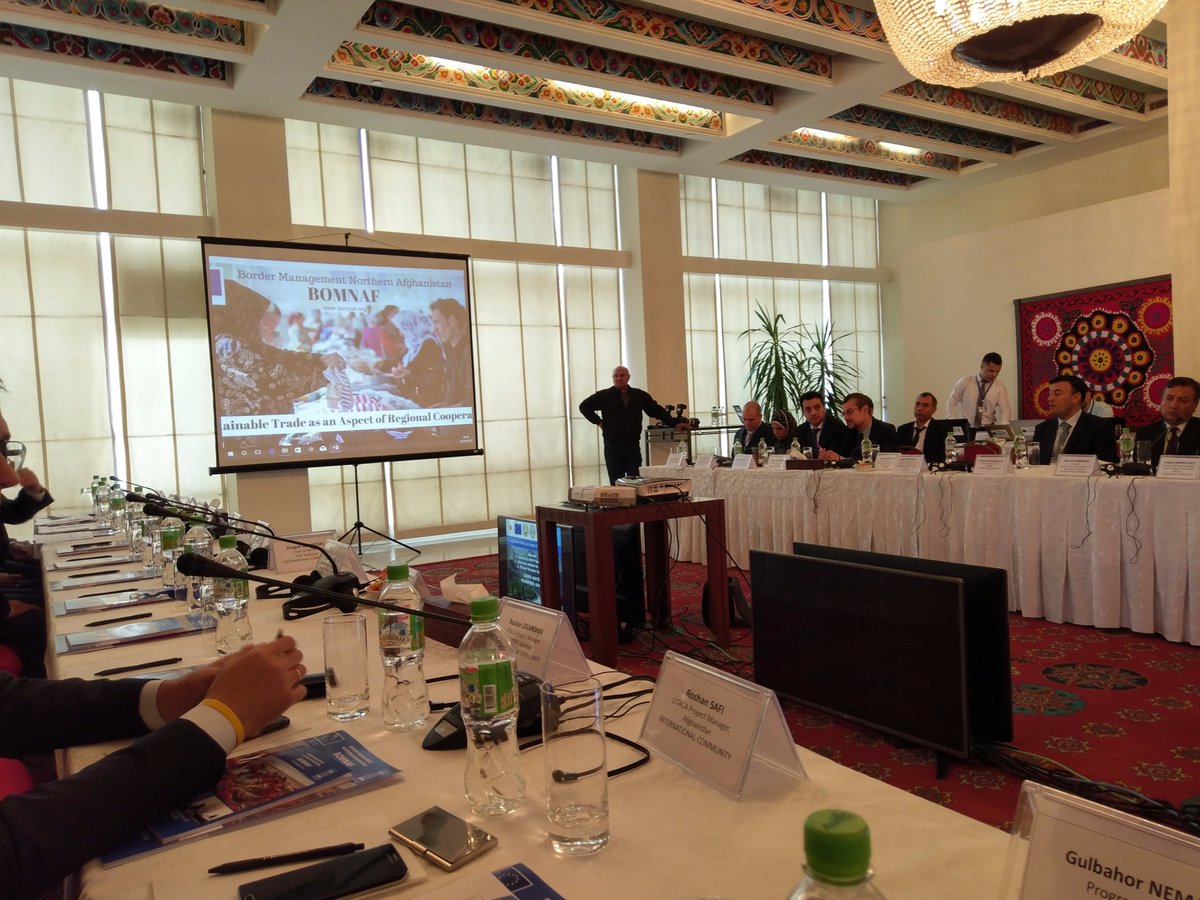donald23moore's tweet photo. EU Border Management in northern Afghanistan conference 24-25th October on Sustainable trade as an aspect of regional cooperation https://t.co/Er6eN2xDaR