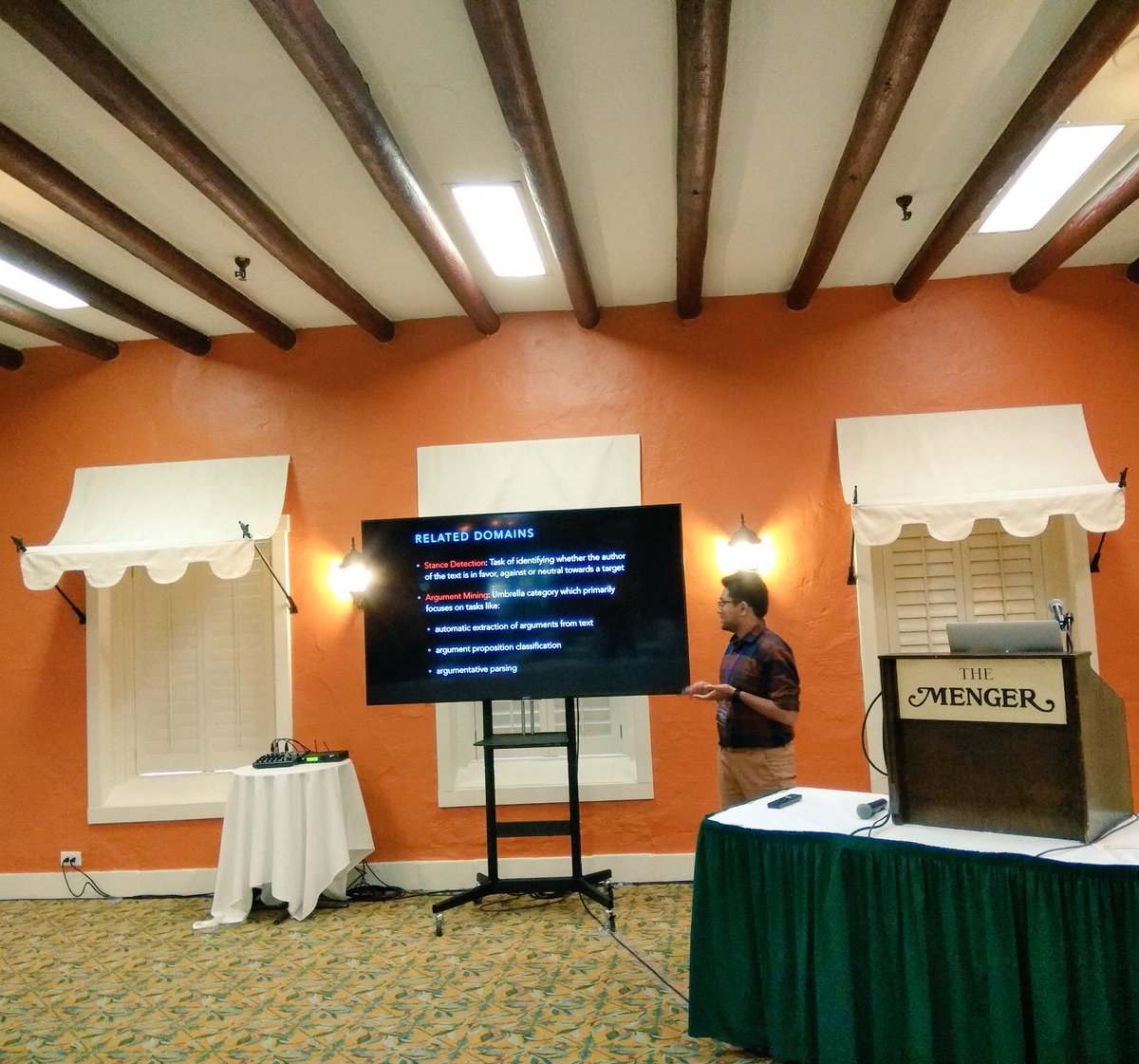 SushantHiray's tweet photo. @DeepAffects Had a great time presenting our paper @acii2017 @Essem2017 #acii2017 #essem17 #affective #ai #ei https://t.co/O6dij3qEn9