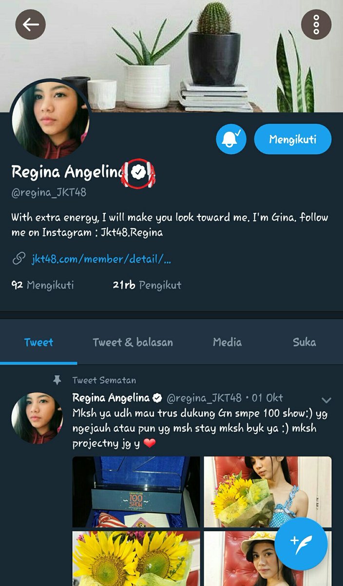 Ehem hiya uhuk ciyee hacim😆 @regina_JKT48 congratulations maniss😊😍