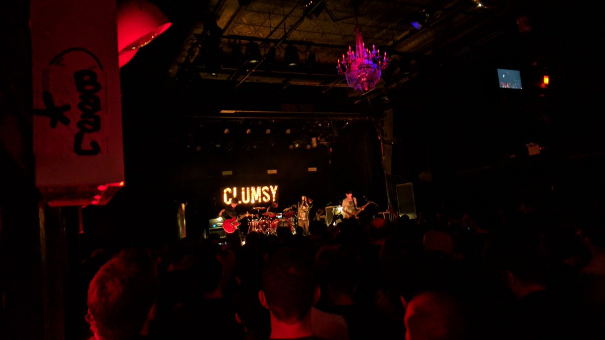NYConcertLife's tweet photo. One of my all time favorite bands, @OurLadyPeace at @IrvingPlaza tonight. Can't believe it's been 20 years since Clumsy came out! #Clumsy20 https://t.co/fWreq1yGba