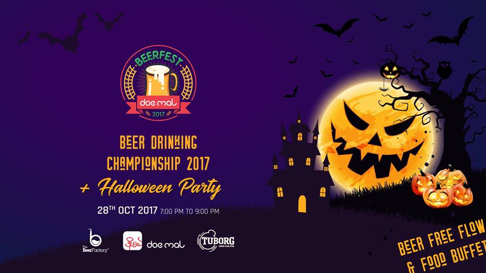 doe_mal_lay's tweet photo. We're getting ready for a crazy #haunted &amp; #spooky grand final of our #DOEMAL #BEERFEST championship 2017.THIS SATURDAY!Join Us! #Halloween https://t.co/jEdbDpJMpu