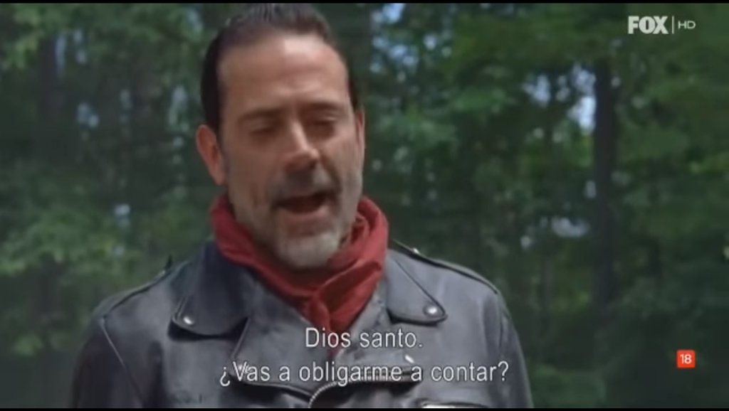 soywalker's tweet photo. RICK IMITANDO A NEGAN ASGJKHSGSKLSKD SOS TODO BOLUDO #TWD8enFOX https://t.co/zSSkq7cySo