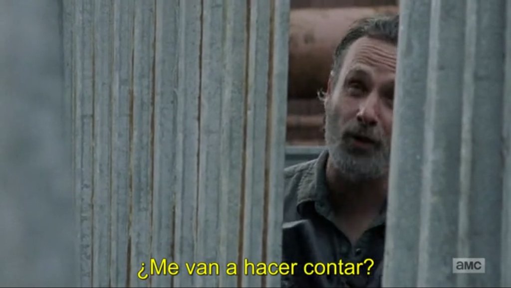 soywalker's tweet photo. RICK IMITANDO A NEGAN ASGJKHSGSKLSKD SOS TODO BOLUDO #TWD8enFOX https://t.co/zSSkq7cySo