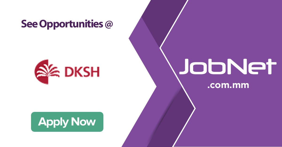 JobNetMyanmar's tweet photo. DKSH ( Myanmar ) Ltd. ကုမၸဏီမွ ေခၚယူေနေသာ အလုပ္မ်ားကို 
ေအာက္ပါ Link တြင္ၾကည့္ရႈႏိုင္ပါသည္။
⇒https://t.co/OYGMhIkeDH https://t.co/dpbxJNRw2L