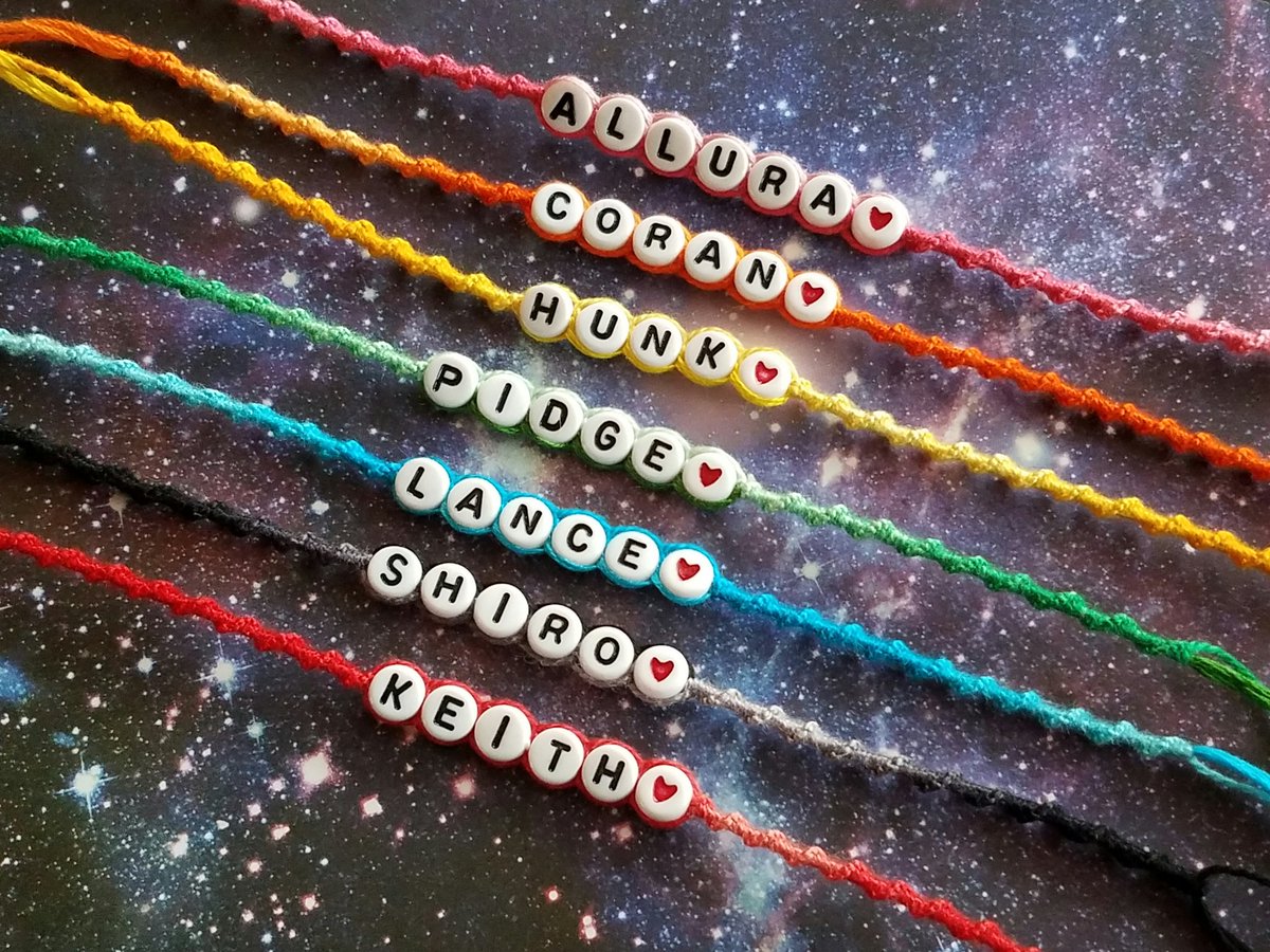 OGSpaceMer's tweet photo. In honor of a certian Red Paladins Birthday all #Voltron bracelets are on sale! #happybirthdaykeith  https://t.co/JieEoIPNo4 https://t.co/BuoYmljabu