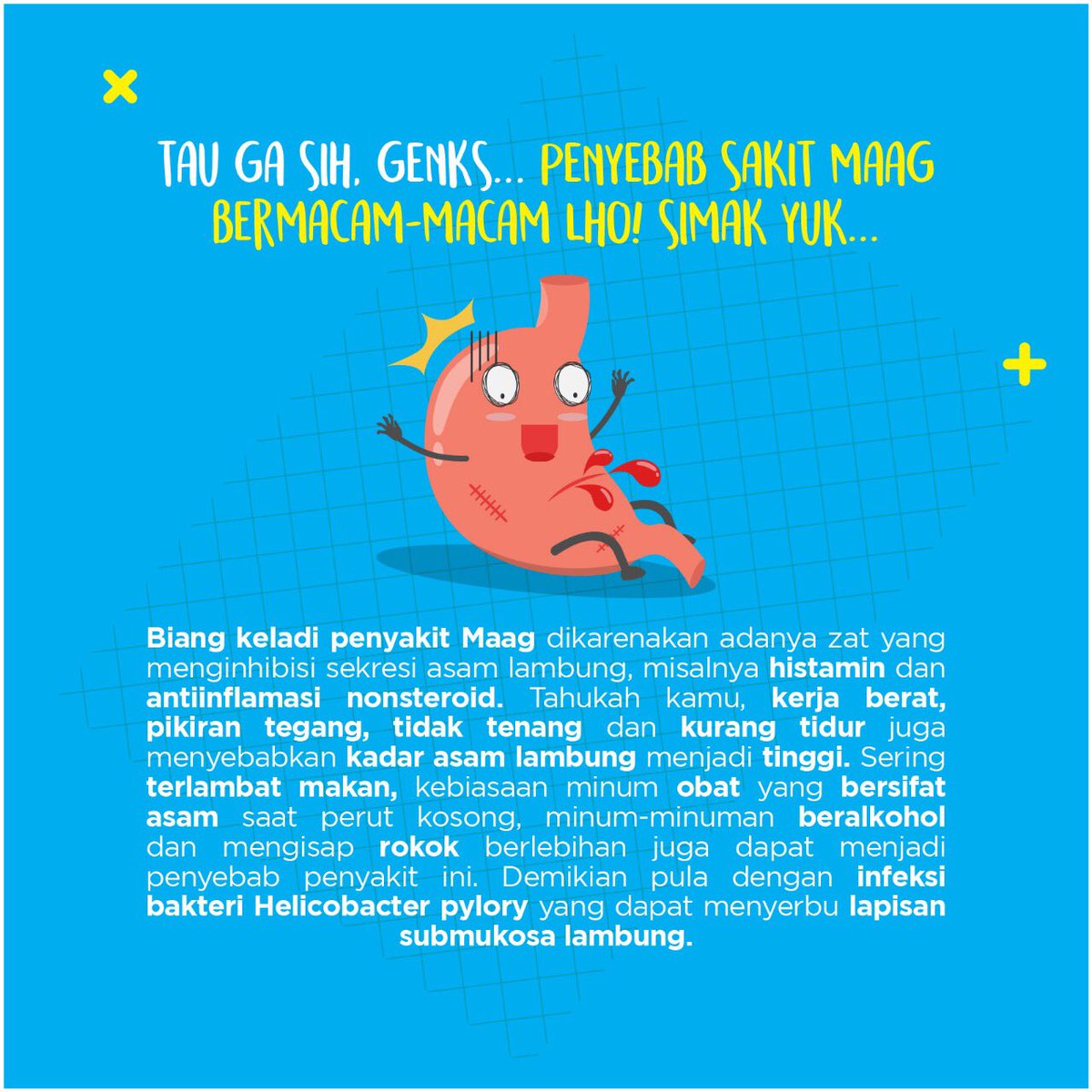JNE_ID's tweet photo. Siang gaiiis, siapa disini yang pernah merasakan sakit Maag?
Simak #TipsJNE untuk mencegah Penyakit Maag berikut ini yuk.
semoga bermaanfaat https://t.co/MlEzOsyYA1