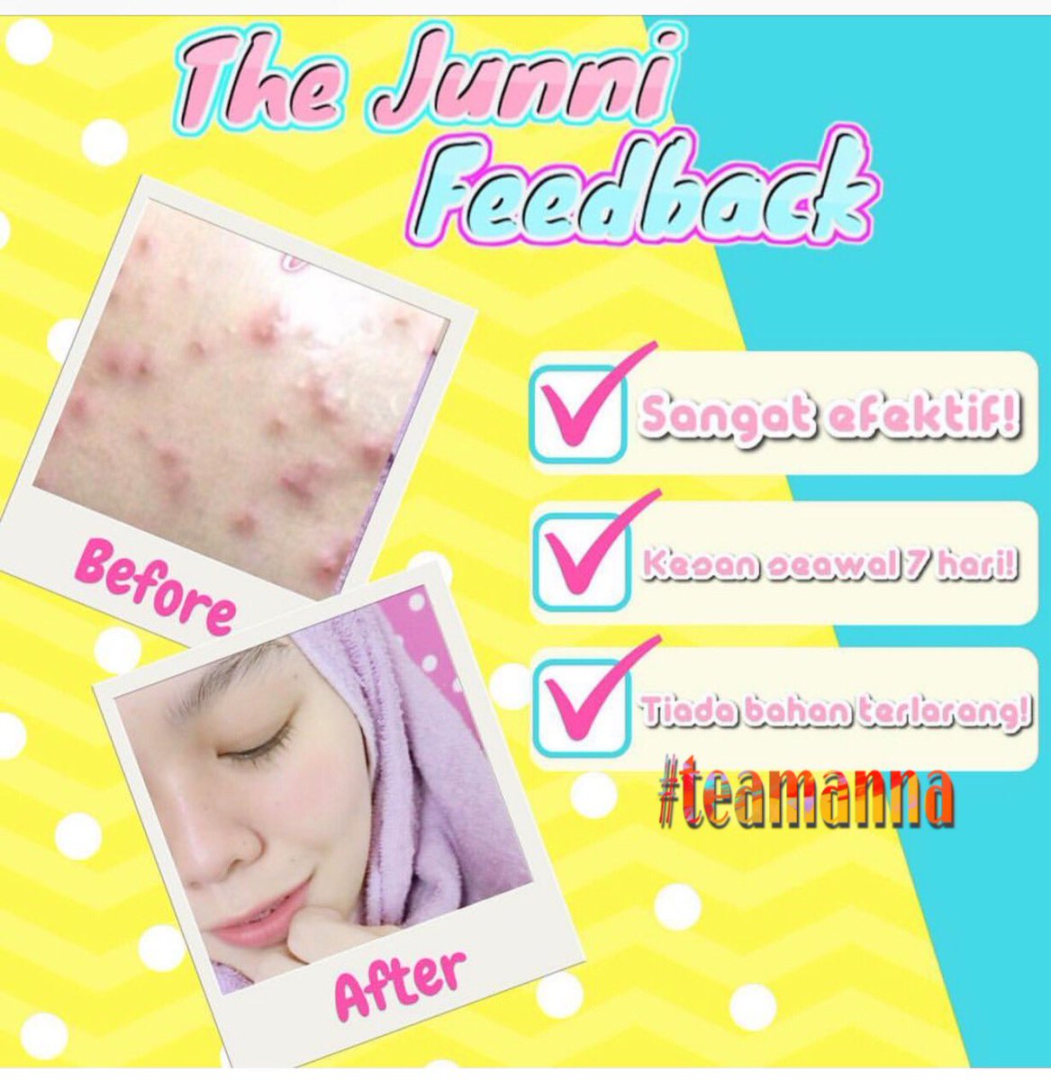 agentthejunnijb's tweet photo. Testimoni dari lady boss kita sendiri 😍😍😍 dgn #thejunni aje setel problem skin 😬 https://t.co/hH4ezKBKp3