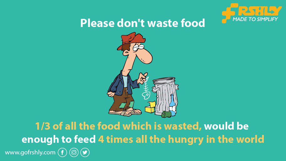 gofrshly's tweet photo. Please don't waste food!

#endhunger #savefood #donatefood #dontwastefood #foodies #chennai #hyderabad #bangalore #pune #india #frshly https://t.co/gcuRHBW69n