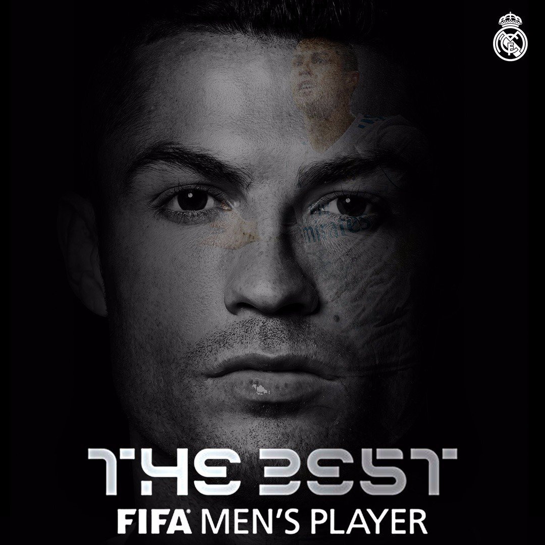 🏆 Pesepakbola Pria Terbaik FIFA 2017
🇵🇹 <a href="/Cristiano/">Cristiano Ronaldo</a> Ronaldo
#TheBest #HalaMadrid