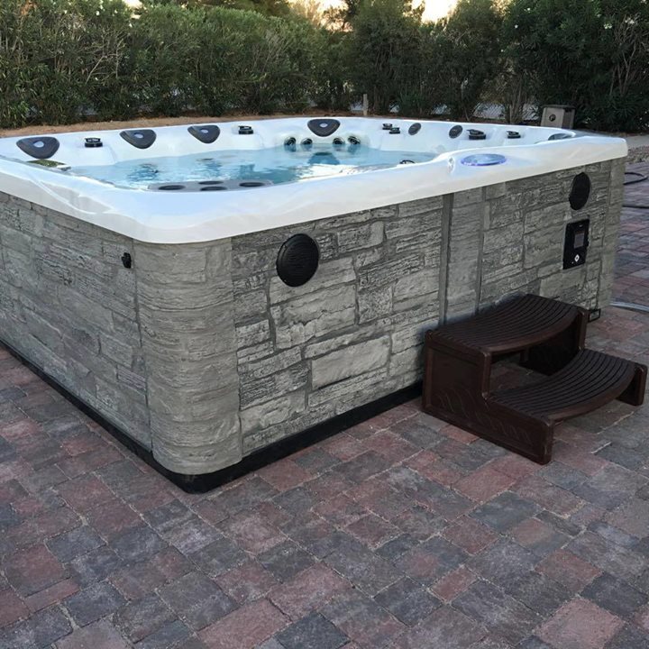 MasterSpas's tweet photo. We love seeing where our products end up and the colors you choose! Doesn't this LSX 900 look great?!? https://t.co/8kbQgl3Hdh https://t.co/Xv9h5VDdVi