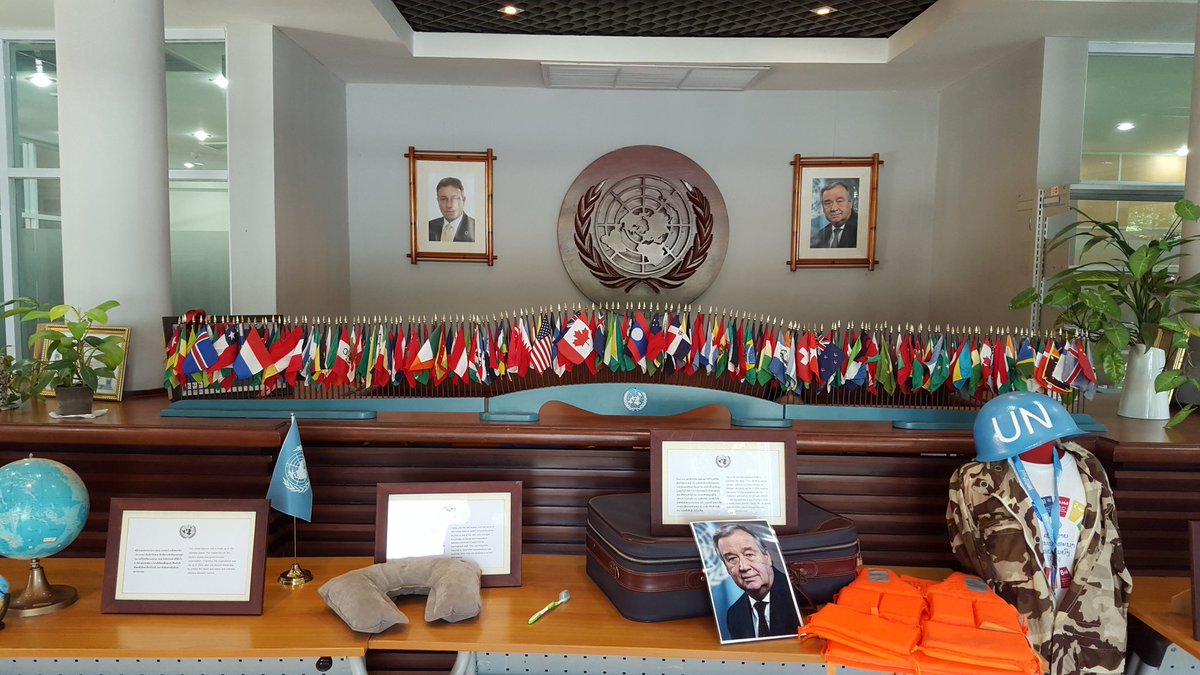 MargaretJWUNDP's tweet photo. Almost ready for #UNOpenHouse #Laos. Looking forward to 150 school students who will tour @UNinLaoPDR agencies and learn about #UN #SDGs https://t.co/CM8jCbLscq