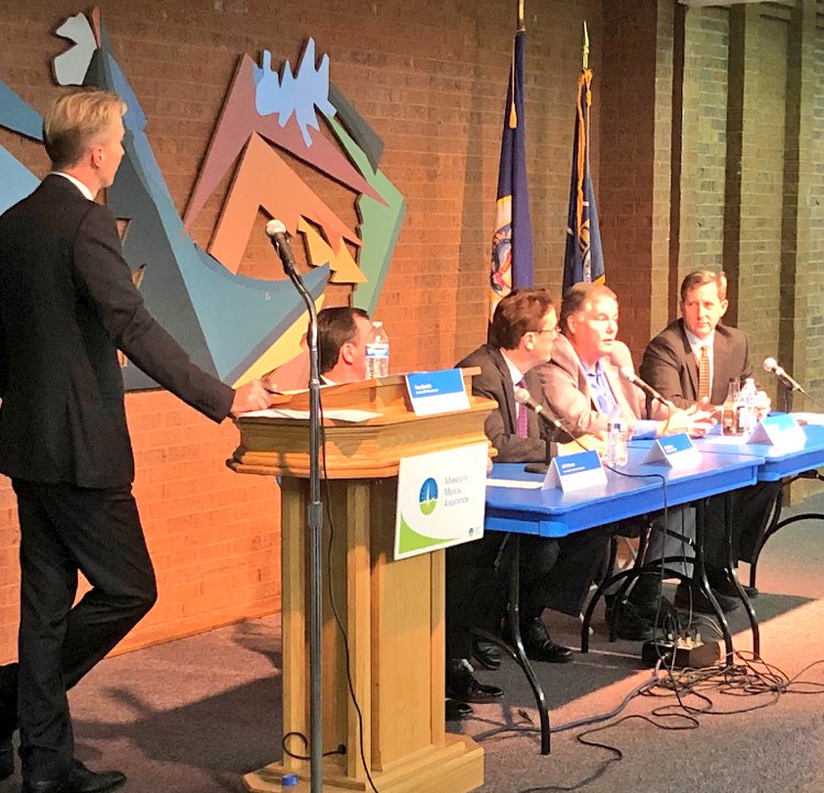 lildocd's tweet photo. .@PB_News .@KTTCTV @ZVMedSociety appreciates gubernatorial candidates & attendees at #ZVMS .@MinnesotaDFL & .@mngop #health forums #MedCity https://t.co/GAYRfFJ8Rn
