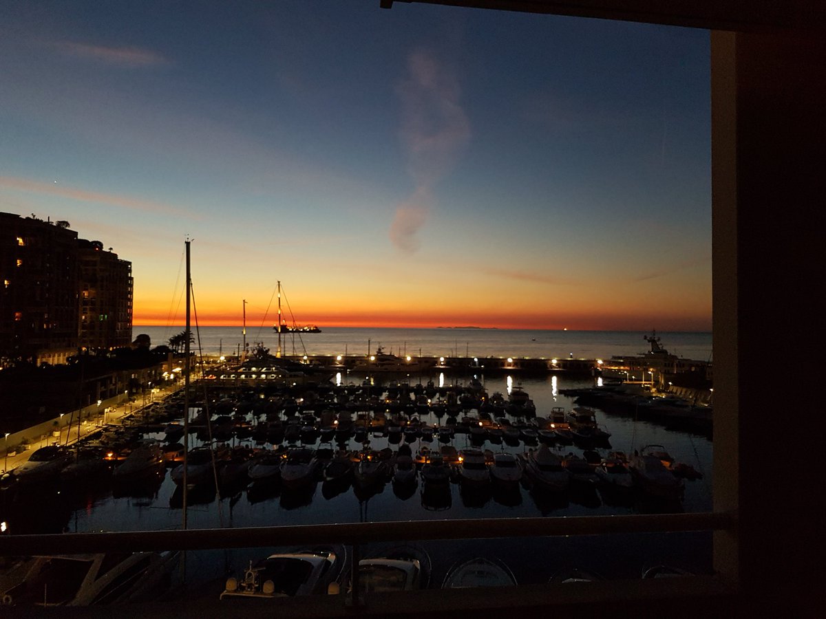 Award winning sunrise in Monaco for <a href="/olympicchannel/">Olympic Channel</a> <a href="/TVSportsAwards/">TVSportsAwards</a>.