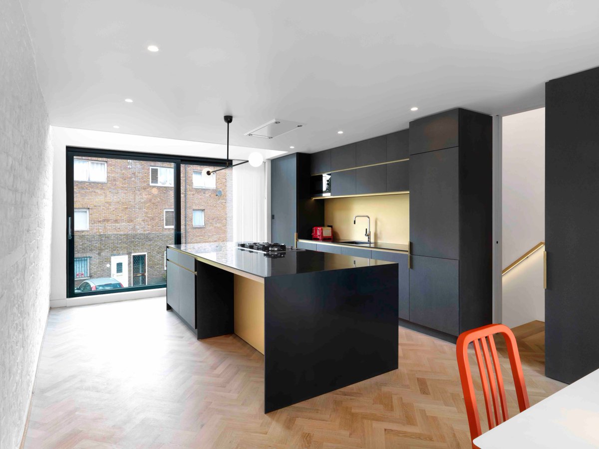 Parquet flooring in kitchens is THE look for 2018.  You heard it here first! #kitchen #floor #parquet