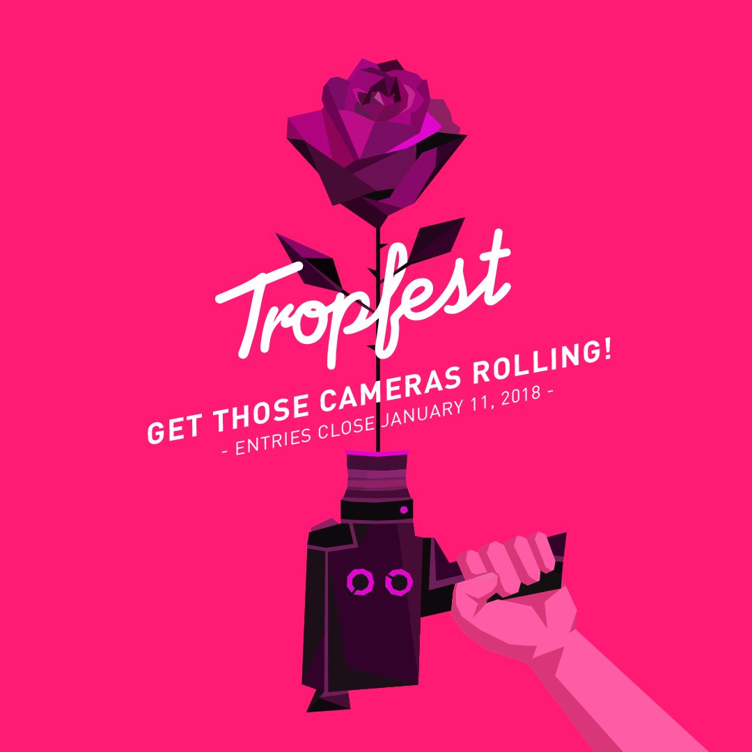 TROPFEST's tweet photo. Entries for Tropfest &amp; Trop JR are now open! Filmmakers get those cameras rolling and submit your film before Jan 11 https://t.co/tUyfEMhSnL https://t.co/2X4VDqhj09