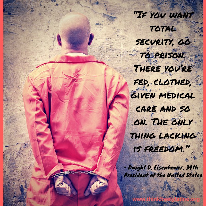 Informed. Inspired. Empowered. Contact us and tell us your story at thinkfreely.org . #ThinkFreely #latino #empowered #Security #Borderwall #prison #freedom #liberty #libre #liberated #libertad