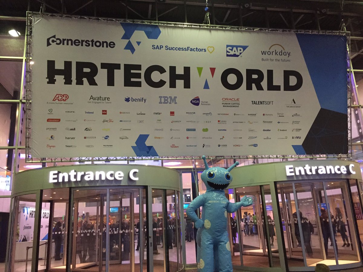 caz_des's tweet photo. Bright and early at HR Tech World! 😃 https://t.co/Hvklh4rKPd