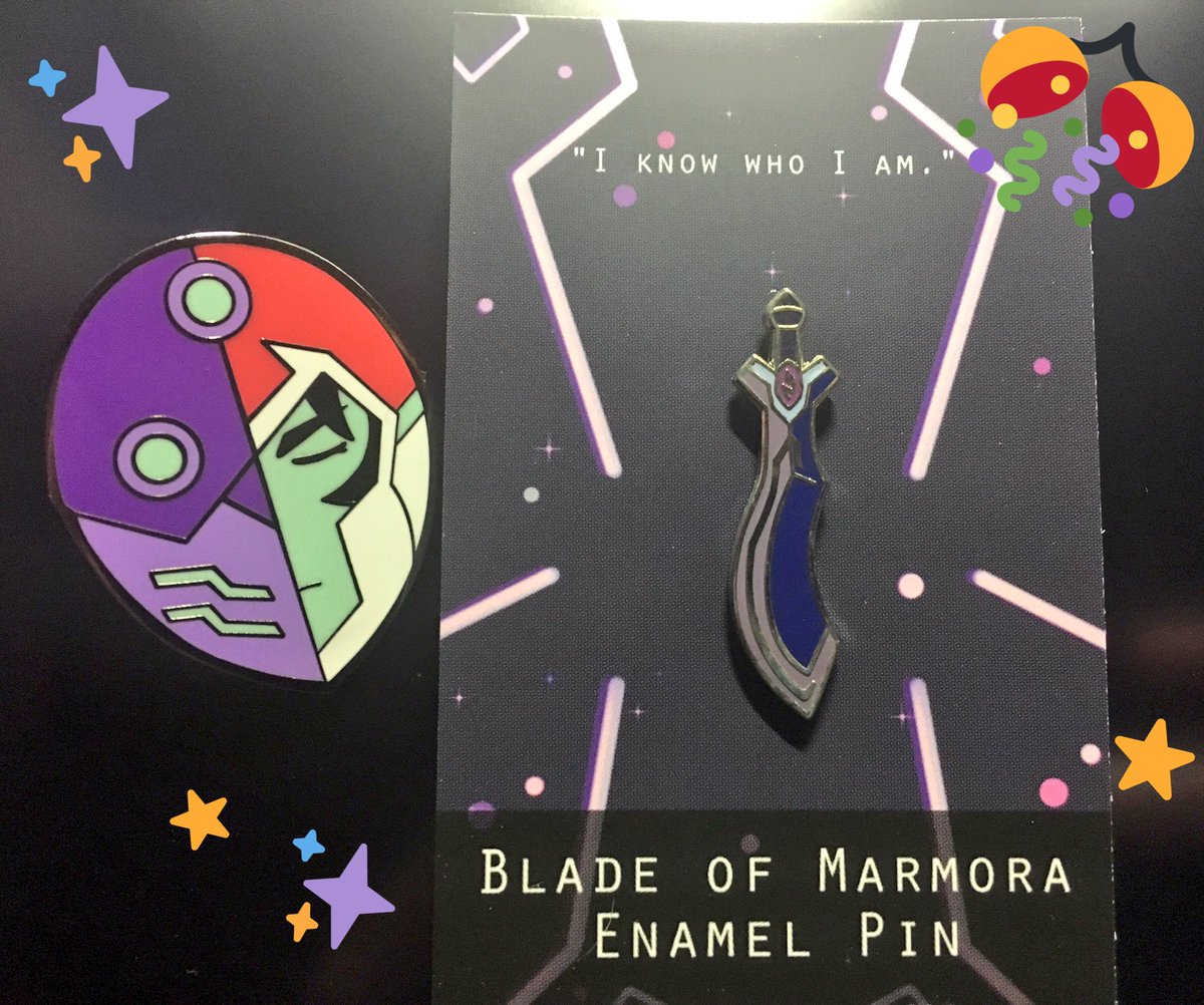 amegafuru_art's tweet photo. one last thing for keith's birthday! blade of marmora enamel pin set giveaway 🎁

⭐ RT to enter
️⭐️ love and appreciate keith

ends in 48hrs! https://t.co/7qgsB2U03b