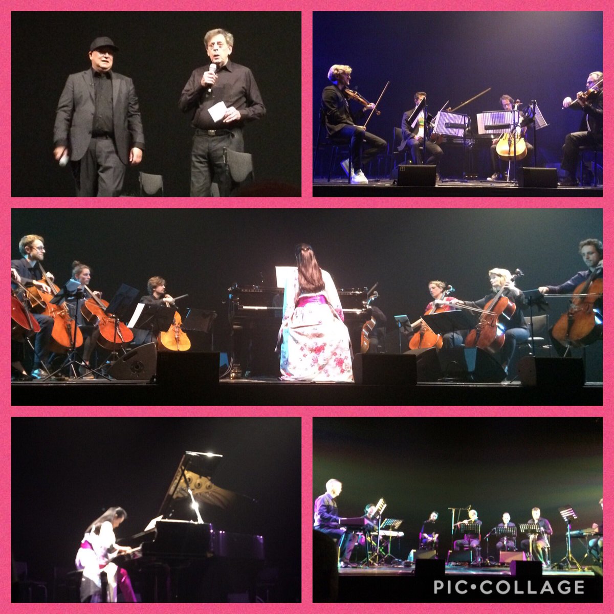 GlassHommage's tweet photo. Mooie lange avond met @philipglass &amp; Friends zoals @cello8ctet @TomSanderman @AlmaQuartet @MattHaimovitz #Maki #The Photographer @melkweg https://t.co/2dyDaKyBJk