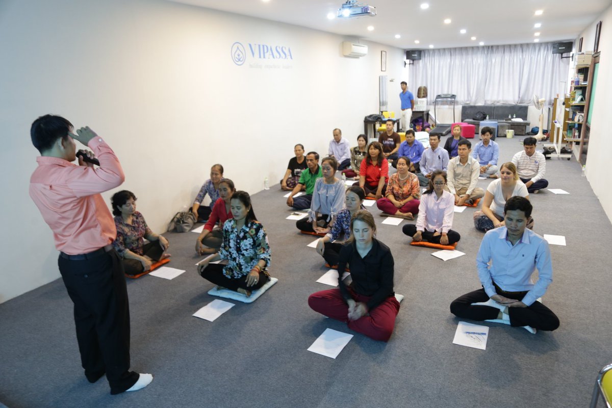 HRTF provides a Stress Management training to 13 community's representatives, living in urban community around Phnom Penh. #17Oct2017