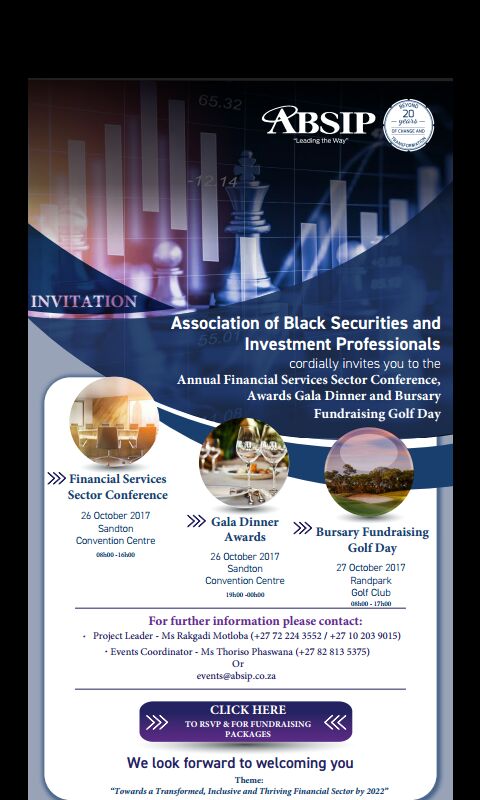 The ABSIP Annual financial conference is taking place!! Will any UJ members interested in going DM their details. Only 7 spaces.Thank you