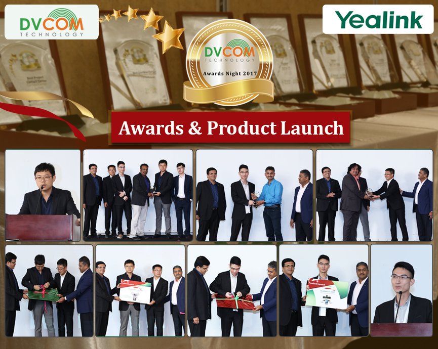 DvcomTechnology's tweet photo. DVCOM Awards &amp; Product Launch 

#Yealink #VC800 #IPPhones
https://t.co/mUpYnmhcrg https://t.co/I1cC2ff1tC