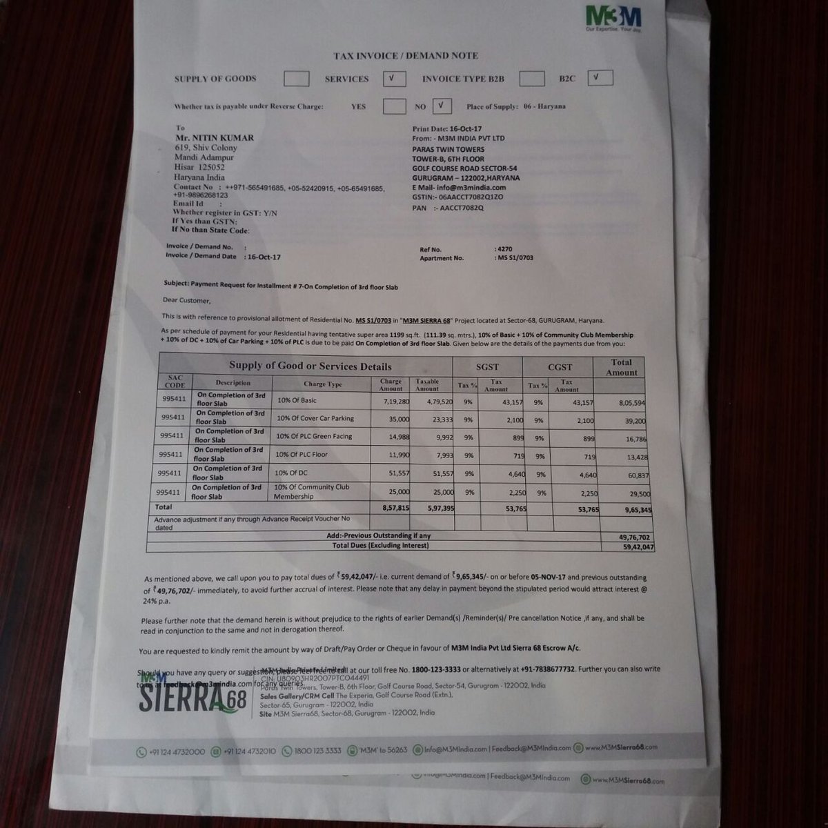 nitinkpp's tweet image. This is second time demand letter. If you dont have signed agreement by both parties and sending demand letter. This is mentally torture