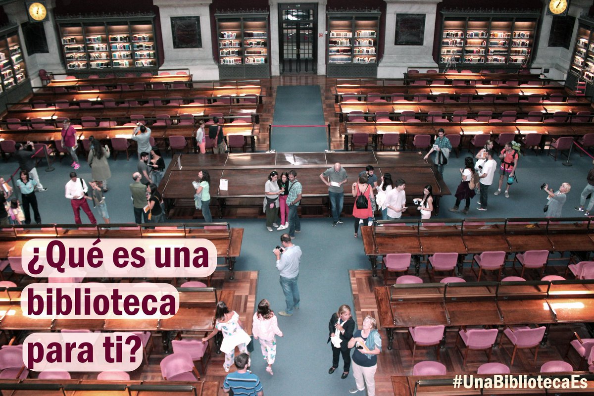BNE_biblioteca's tweet photo. ¡Feliz #DíaDeLaBiblioteca! Queremos celebrarlo contigo. Usa la etiqueta #UnaBibliotecaEs y dinos qué significa la biblioteca para ti. https://t.co/kX43pezZwc