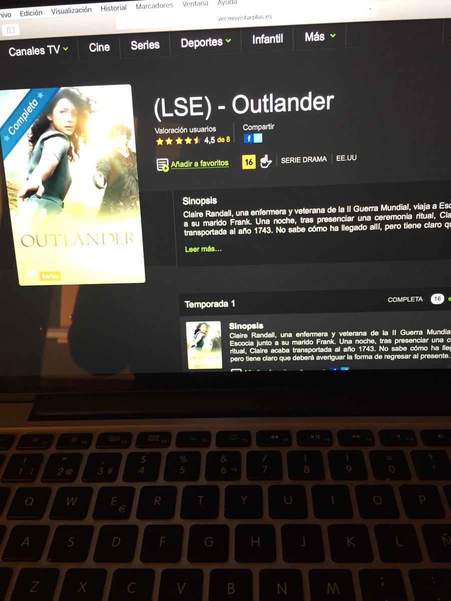 InmaEsteve1's tweet photo. OUTLANDER en LSE lo mejor del día @MovistarPlus temporada 1 completa 👏🏻👏🏻👏🏻👏🏻👏🏻👏🏻 https://t.co/52r4wv8obq