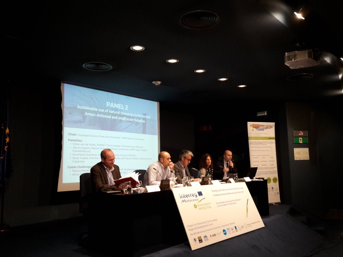 Gov4Nature's tweet photo. #MEDBiodiversity_BCN2017 #knowledgesharing restarts! Focus on #sustainable #UseOfResources #artisanal #smallscale #fisheries @IMC_CPMR https://t.co/LRJWdQvwNS