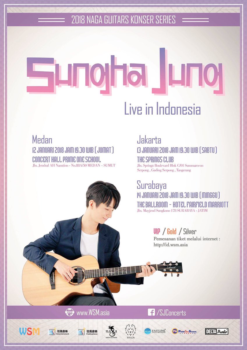 See you in #Medan #Jakarta #Surabaya in January🙋🏻‍♂️ Ticket Open in early November!👉 id.wsm.asia #terimakasih