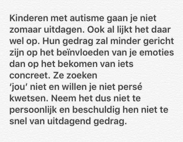 Autisme en uitdagend gedrag? #autisme #hijdoethetopzettelijk