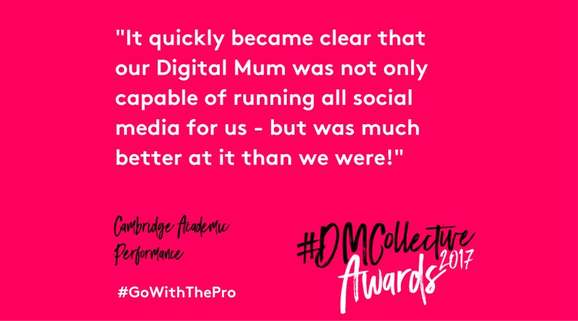 When you employ a Digital Mum, you #GoWithThePro.