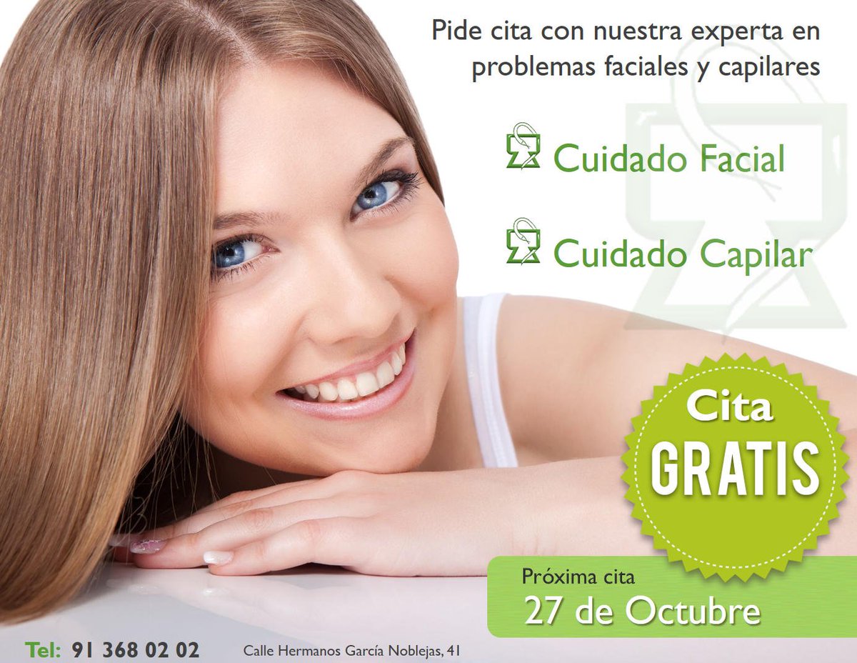Farmacia41's tweet photo. ¿Tienes algún #ProblemaCapilar o alguna #duda sobre el #cuidado de tu #piel?
Te esperamos el día 27!!!
Ver: https://t.co/OTqBe5gZjm https://t.co/6h5MTPrCVG