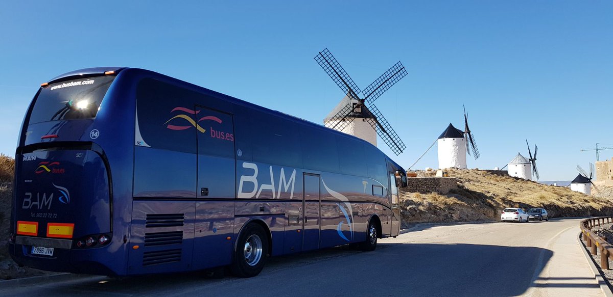 BusbamAutobuses's tweet photo. #BUSBAM visitando #losmolinos de #consuegra. 
Fotos de Belén Guerrero :) https://t.co/eJKsdAdVBP