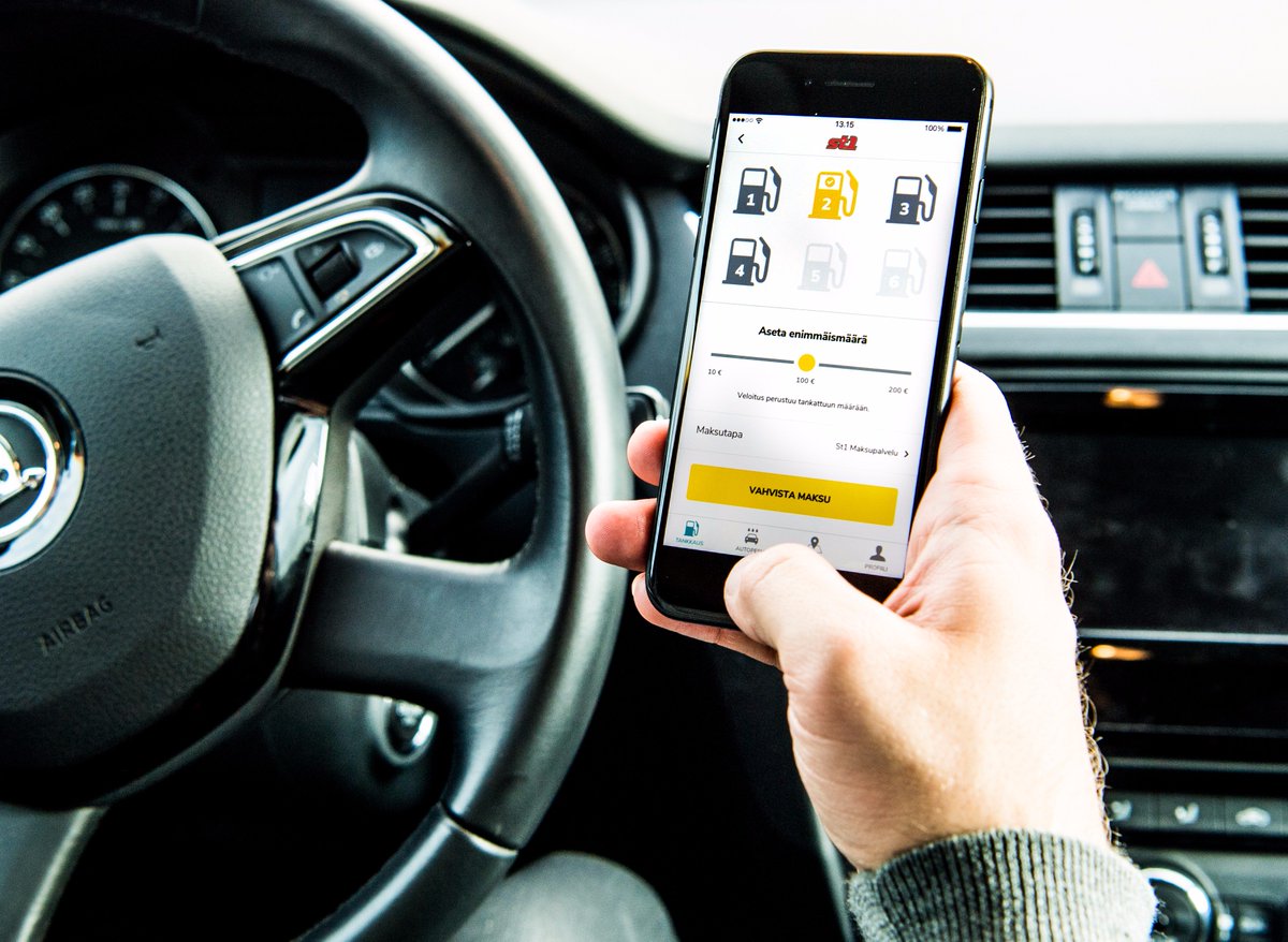 st1suomi's tweet photo. Uusi sovelluksemme on kätevä maksamiseen: sillä onnistuu mm. mobiilitankkaus. Lataa App Storesta tai Google Playstä!
https://t.co/4StQMTMmz4 https://t.co/2yzrPhrcPt