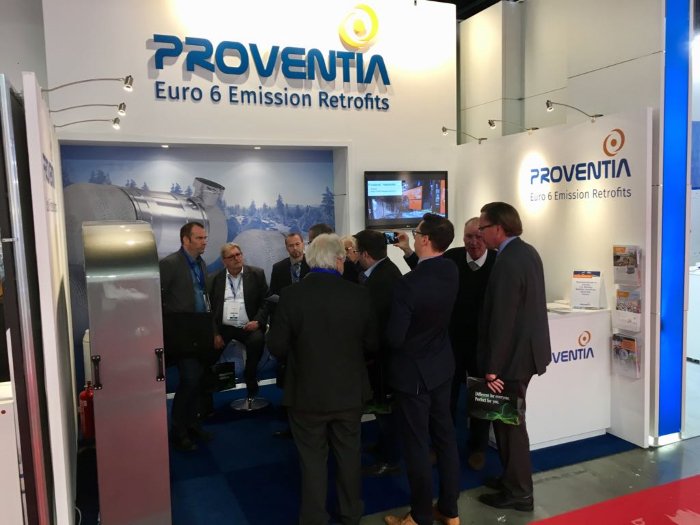 Getting to know #Proventia Euro VI retrofits at #Busworld in #Kortrijk. #CleanAir #Adblue #NOxBUSTER