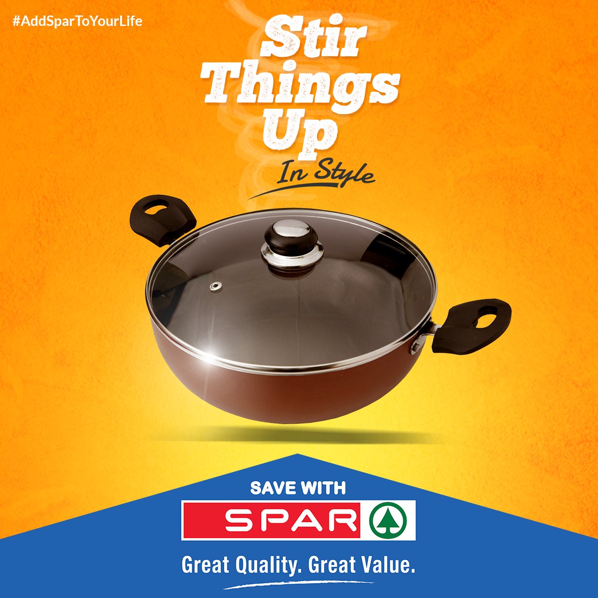 SparIndiaHyper's tweet photo. Add SPAR branded non-stick Kadais to your kitchen &amp; cook your favourite meal. Shop your Kadai at https://t.co/YgNeHouGBO 
#AddSPARToYourLife https://t.co/UDS2B8oZ0I